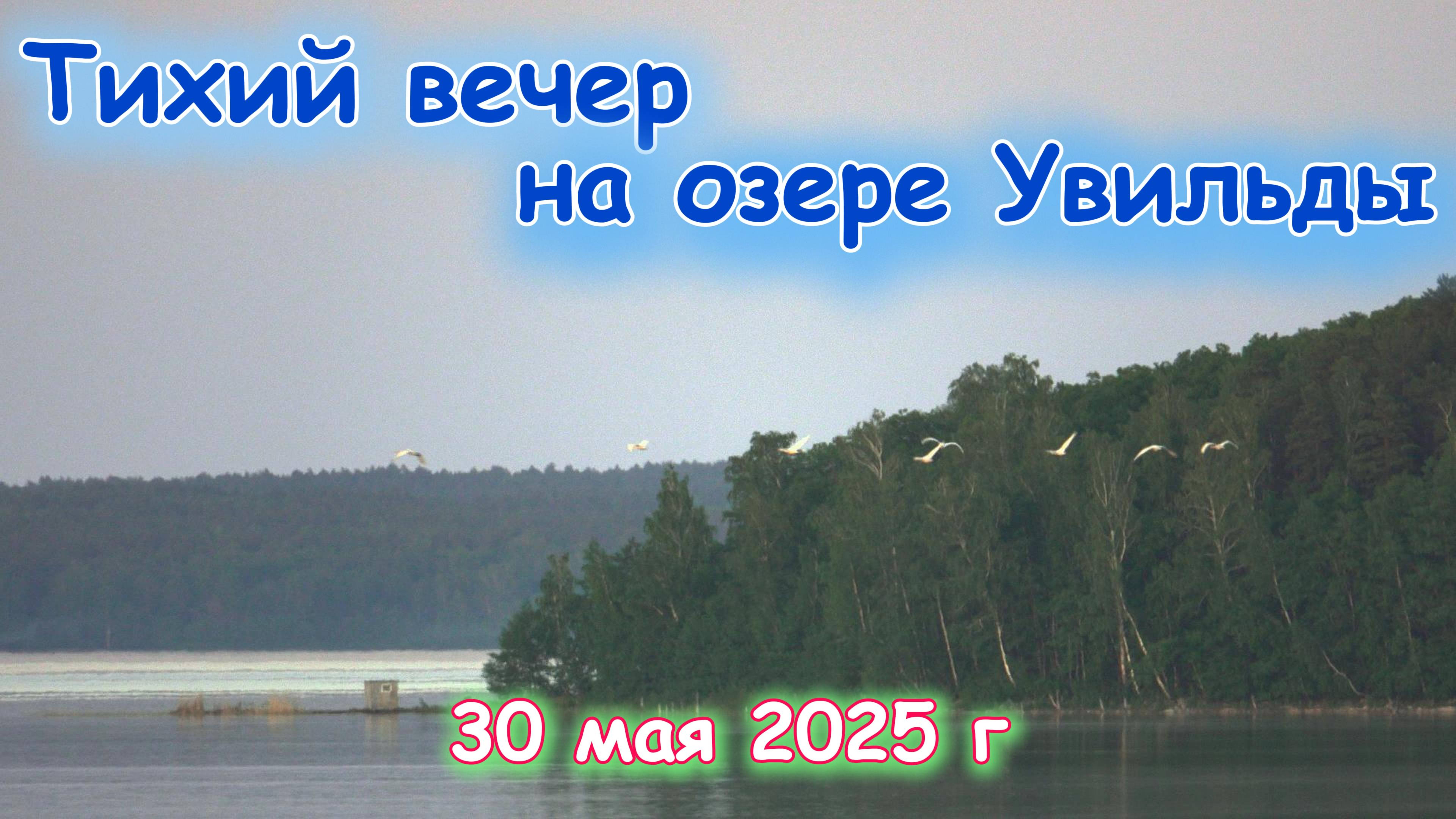 Вечер на озере Увильды 30 мая 2025 г
