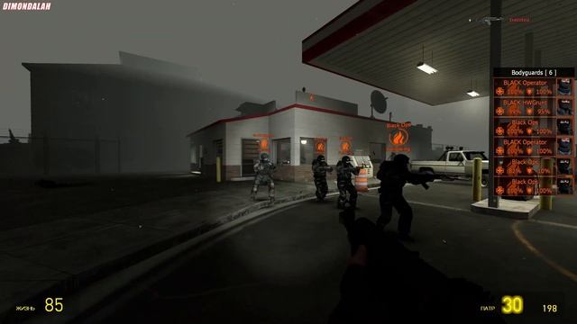 настоящее зомби выживание в garrys mod