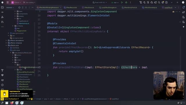 Q/A & Live Coding #5 - Делегати, Dagger MultiBinding, Custom Entry Points