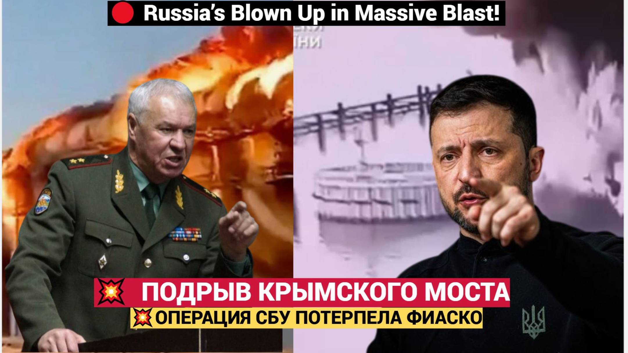 МОЛНИЯ! Подрыв Крымского Моста ГРЕМИТ! Операция СБУ потерпела ФИАСКО