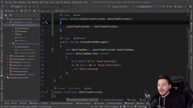 08. Dependency injection benefits past testability