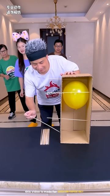 Japan's amazing balloon game #shortsvideo