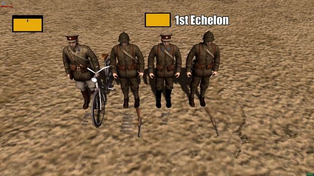 Структура стрелковой роты Бельгии 1940г.