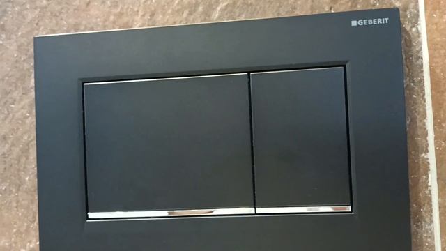 Geberit 115.883.14.1 Sigma 30 клавіша змиву, подвійний змив, чорний