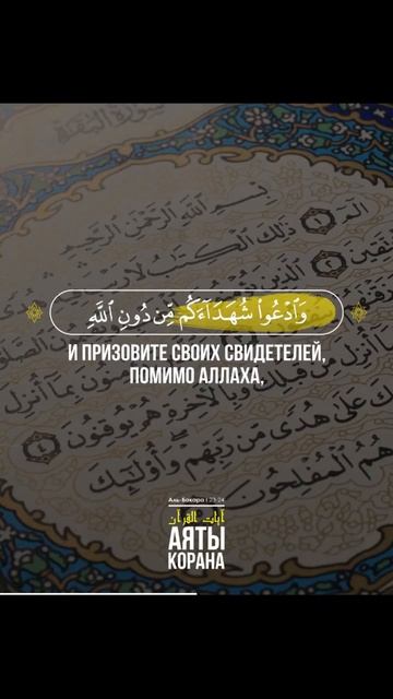 Сура 2 Аль-Бакара, Аяты 23-24