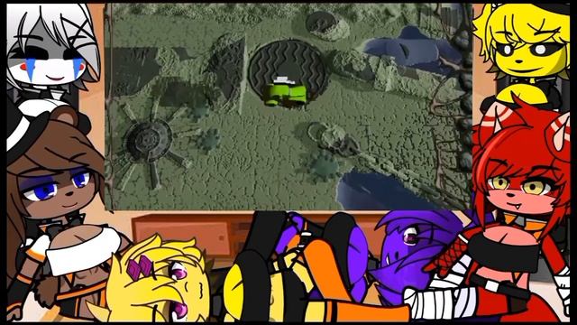 Реакция персонажей FapNAF на Кратко про Вангеры (Часть 1) 2