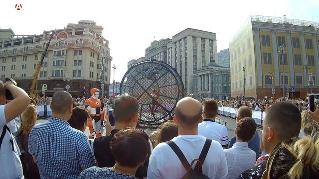 Мото шоу в шаре. Москва. День города 08.09.2018