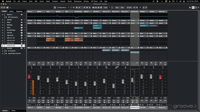 09. Grouping and VCA Tracks
