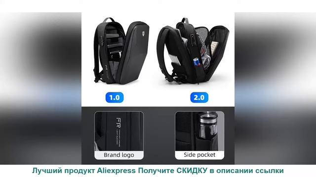Новый тренд  Мужской многофункциональный рюкзак Fenruien