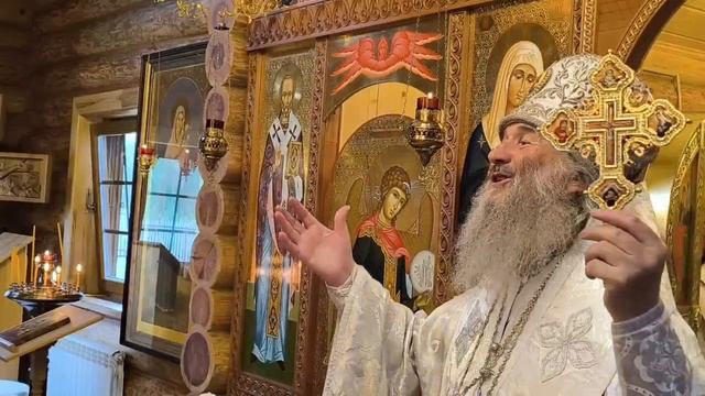Слово митрополита Иоанна после освящения храма в п. Визимьяры