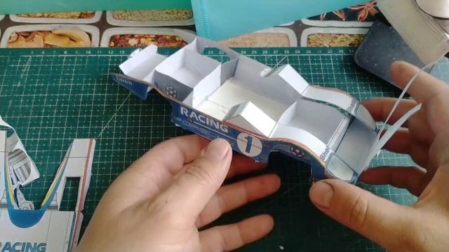 Спорткар porsche из бумаги своими руками.