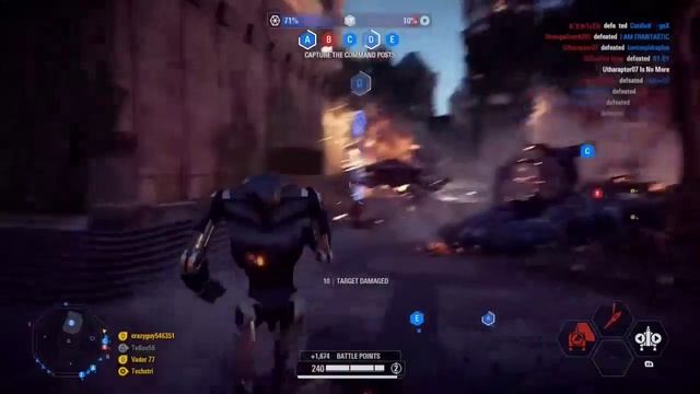 🪐 Уничтожение шагоходов: Star Wars Battlefront 2 — Galactic Assault в действии