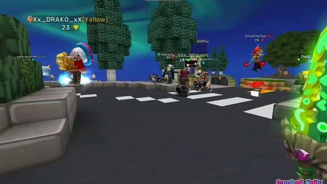 Как убрать список команд в начале игры Bad Wars в Blockman go???