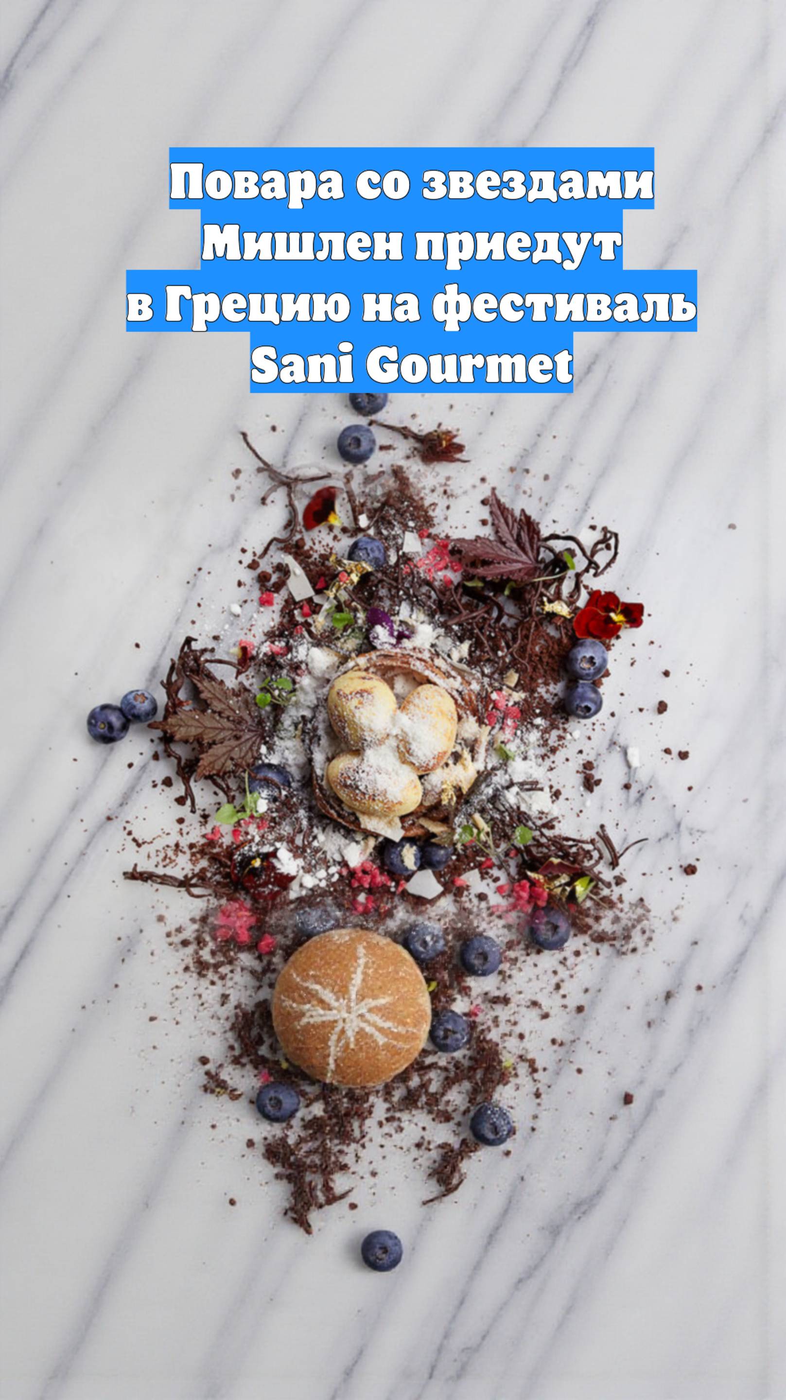 Повара со звездами Мишлен приедут в Грецию на фестиваль Sani Gourmet