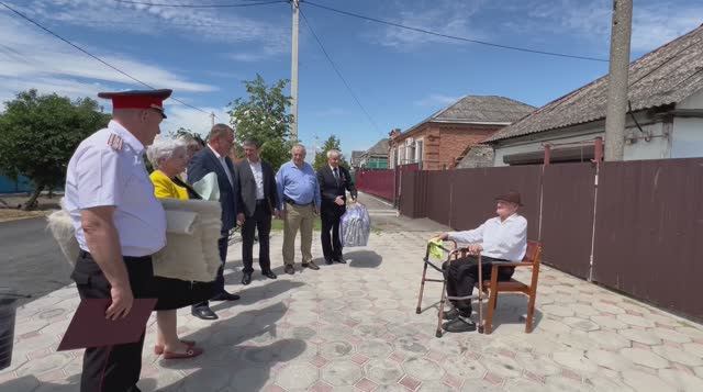 100-летний юбилей отметил ветеран Великой Отечественной войны из Крымска