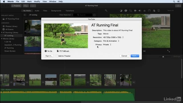 iMovie 10.1.8 Essential Training - 35.Explore the other sharing options