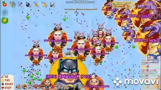 С Наступающим Всех! Играю в Агарио-Голодные игры
