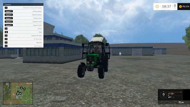 Мод трактора МТЗ 82.1 v3.0 для Farming Simulator 2015