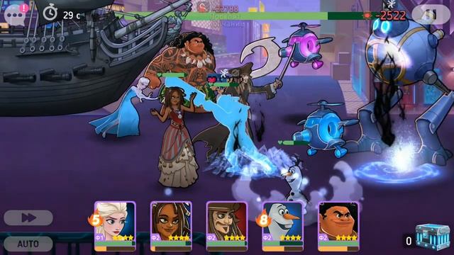 Disney Heroes Battle Mode - испытание ВТОРЖЕНИЕ (мобильная игра) видео для детей ГЕРОИ ДИСНЕЯ