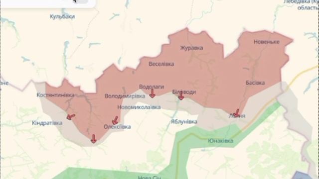 ⚡Продвижение Российской Армии к Сумам продолжается. На карте DS это только то что произошло за сутки