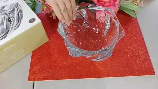 Ваза для конфет 20,5 см Crystalite Bohemia "Maкao /Без декора" / 157568