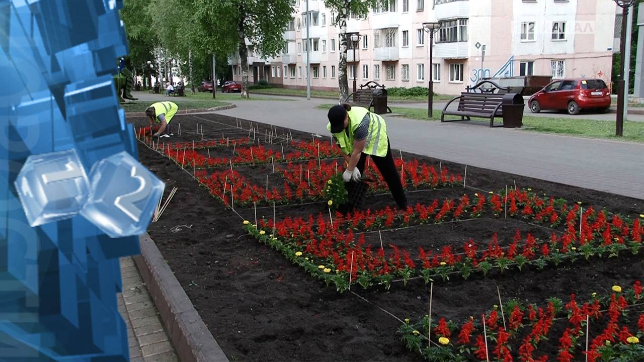 В рамках летнего благоустройства в Березовском продолжаются работы по озеленению