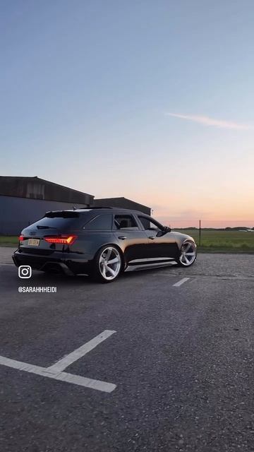 Audi rs6 c8 - sunset