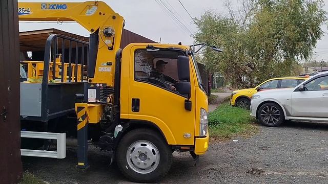 ИСУЗУ с КМУ 5тонн едет к новому владельцу в город Брянс