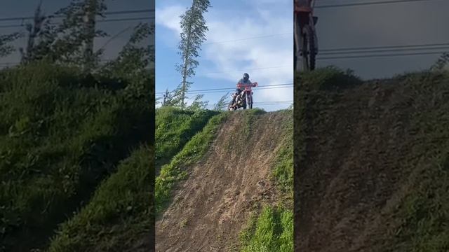 Анатолий и коварный спуск !!!  Спуск с горы не менее опасен чем подъем !