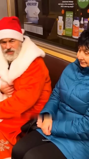 This girl is so lucky because of Santa #shortsvideo