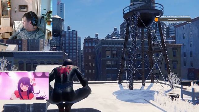 стрим игры Spider-Man: Miles Morales прохождение