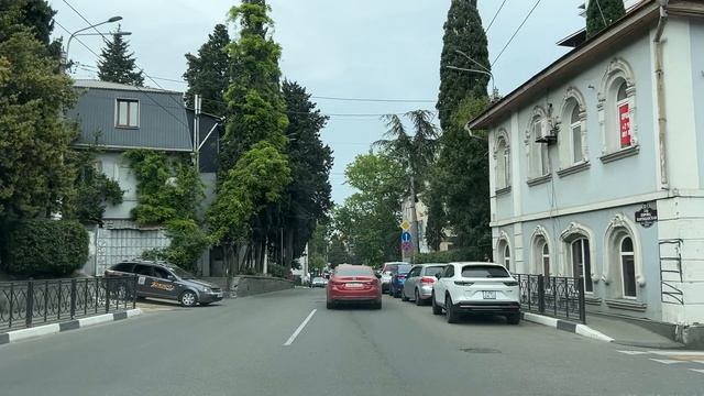 Ялта. От ост."Спартак" по Маршака, Кирова, Садовой, К.Маркса на Московскую ул. 27.05.25. Крым.Crimea