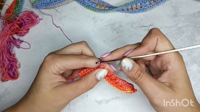 Сумка "Камское устье" 🧶МК🧶 Вяжем ручки 🧶Вяжем вместе легко и просто🧶