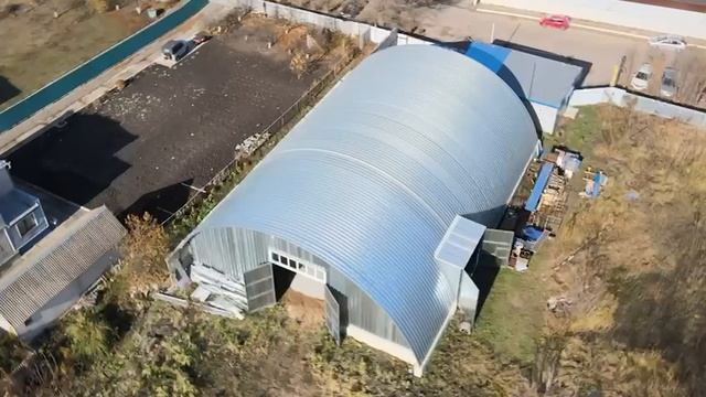 Арочные бескаркасные ангары для производственных нужд от ГК Ангар 36