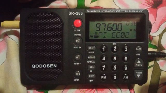SRR Radio Romania Musical 97,6 MHz (sporadic, ~1985 km)