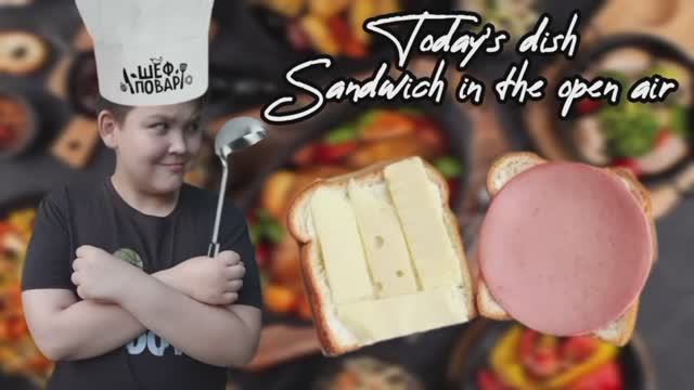 Cooking Show by Moore (part 1) today we are making sandwiches outside.