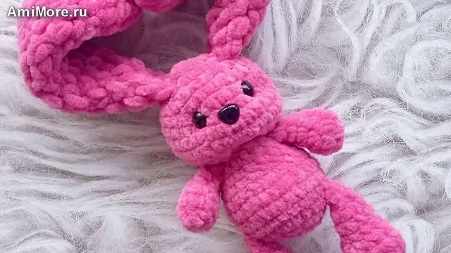Амигуруми: схема Зайка Зефирка | Игрушки вязаные крючком