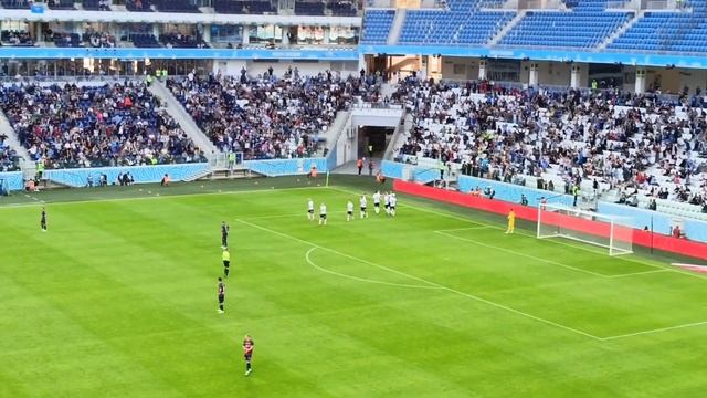 Пенальти в ворота фк Енисей. Матч фк Ротор- фк Енисей.