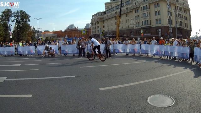 bmx - вело шоу. День города Москва 08.09.2018