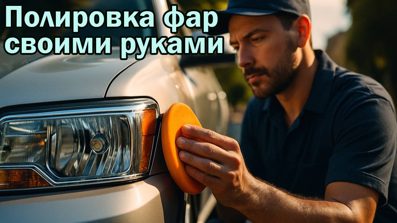 Полировка фар автомобиля своими руками