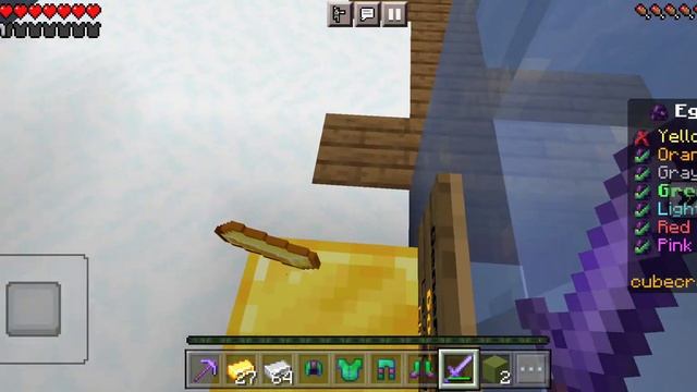 Minecraft, но я играю в Bed Wars без кровати.