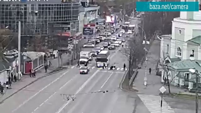ДТП.Мира - Предтеченская 22.10.2021 в 14:56( Вологда)