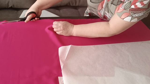 Видео формата АСМР. Готовлю выкройку, раскрой изделия.