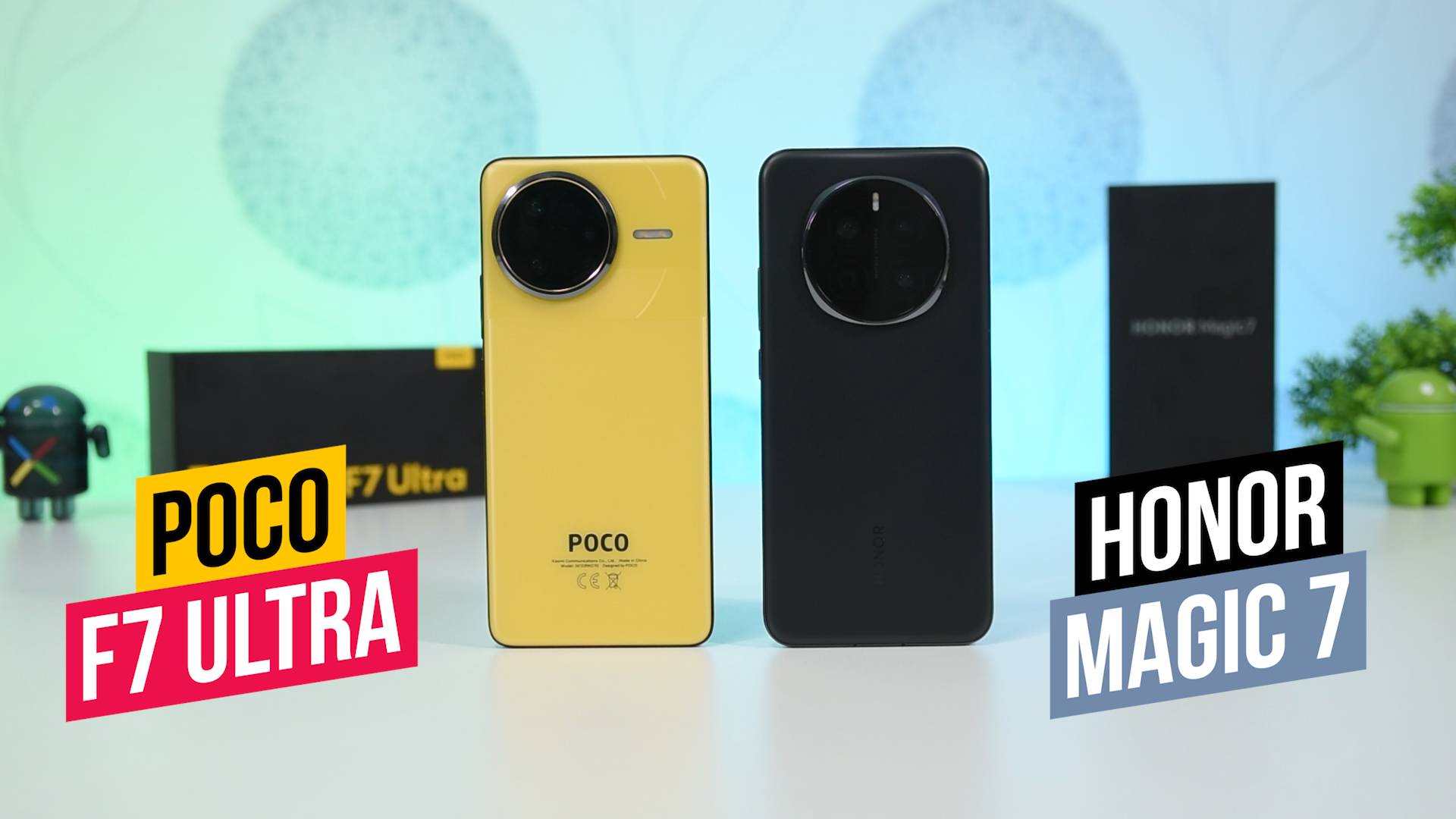 Honor Magic 7 - Poco F7 Ultra Что выбрать?