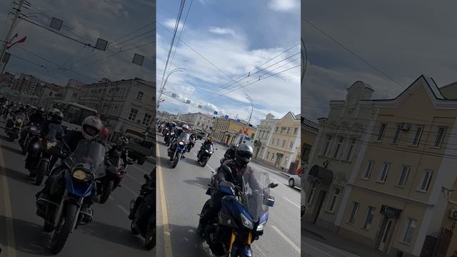 Открытие мотосезона . Рекорд мотоколонны в Тамбове  #тамбов #Воронеже #Липецк #Пенза #мото #мотосезо
