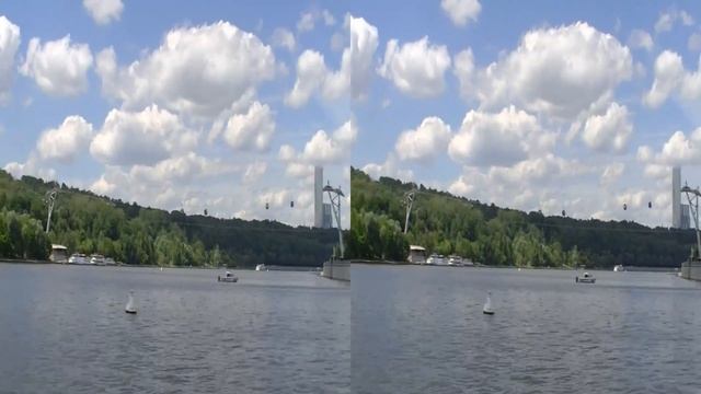 3D. Блиц круиз по Москве реке / Blitz cruisealong the Moscow River