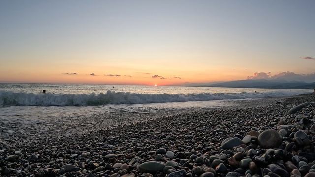 Релакс море закат шум прибоя