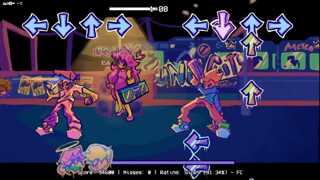 ИДЕАЛЬНОЕ ПРОХОЖДЕНИЕ МОДА FUNK CITY REWIND | 0 ОШИБОК FNF MOD