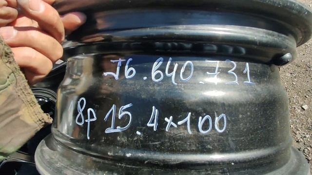 Диски 15 4x100 6J ET40 DIA73.1 из Японии