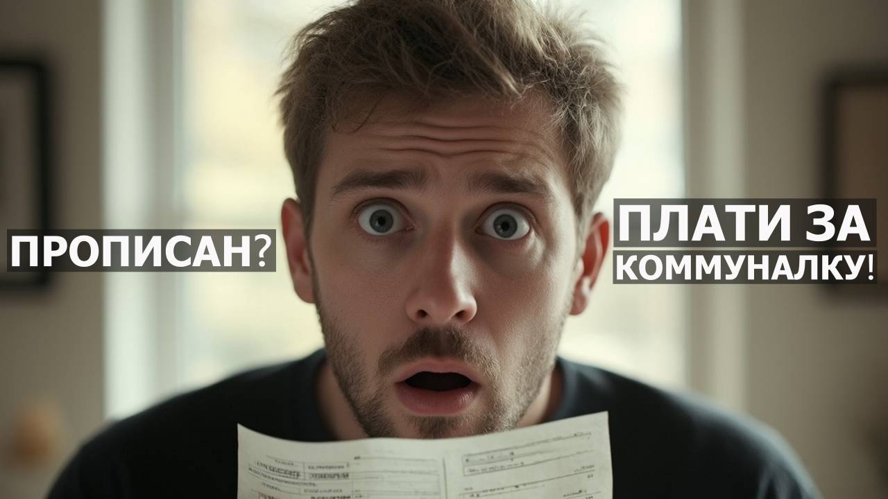 Прописан? Плати за коммуналку, даже если не живешь там. Рассказ.